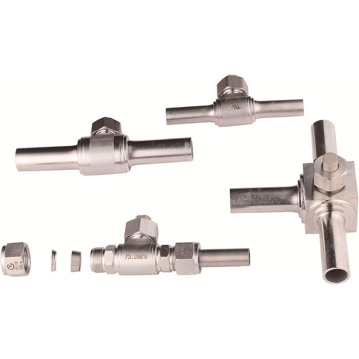 CO2-Kühlung 3/4 Zoll Kompressionsverschlussventil Hochdruck DN4  DN40 0  16.0 MPa -40C  140C